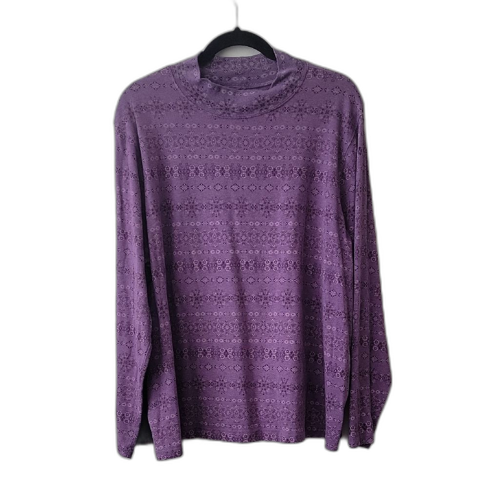 Croft & Barrow Purple Women's Stretch Top